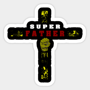 Super Father Sticker